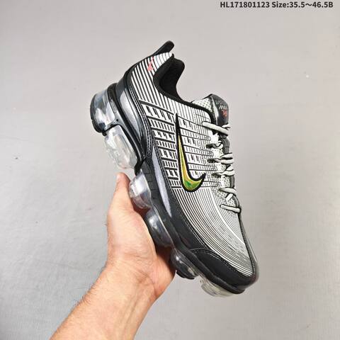 Nike Air VaporMax 360 Black White Metallic Green Red EU 35 5-46 5 Running Shoe - Unisex (BS-63189)