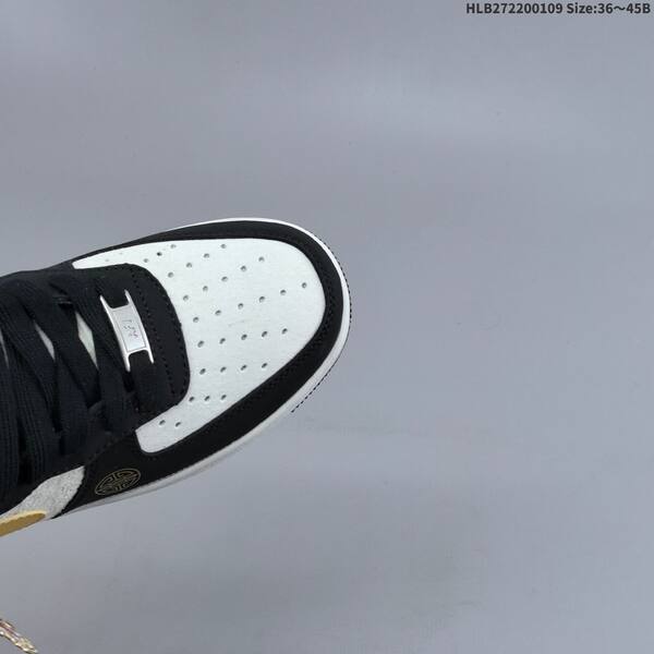 Nike Air Force 1 07 LV8 black white gold EU 36-45 sneaker