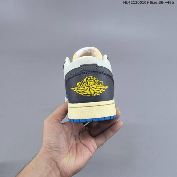 Nike Air Jordan 1 Low blue/gray/black/white 36~46 lifestyle