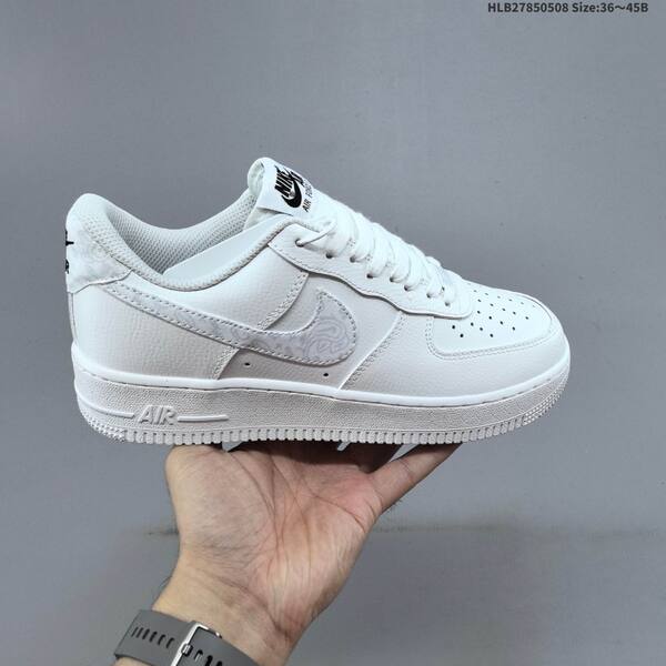 Nike Air Force 1 07 white black blue EU 36-45 sneaker