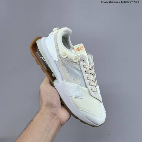 Nike Air Max Pre Day DR1007 011 White Light Grey Cream Orange Brown EU 36-45 Running Shoe - Unisex (BS-62097)