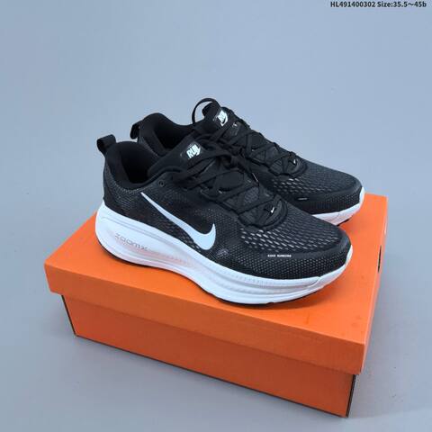Nike Vomero 18 ReactX Air Zoom White Black Neon Green Orange EU 35 5-45 Running Shoe - Unisex (BS-61481)