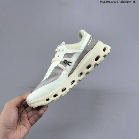 On Cloudvista 2 Waterproof Cream Grey Off White EU 36-45 Trail Shoe Trail Running Sneakers - Unisex (BS-69660)