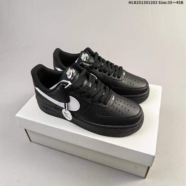 Nike Air Force 1 07 white black gold black white EU 35 45 sneaker EU 35-45