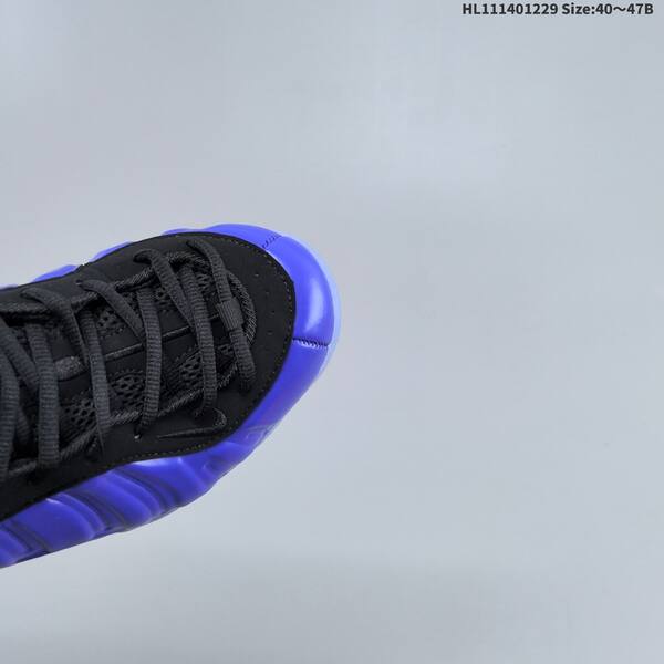 Nike Air Foamposite One black royal blue ice blue EU 40-47 basketball shoe