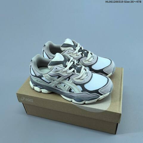 ASICS GEL NYC White Mint Beige Grey EU 36-47 Running Shoe Running Sneakers - Unisex (BS-68987)