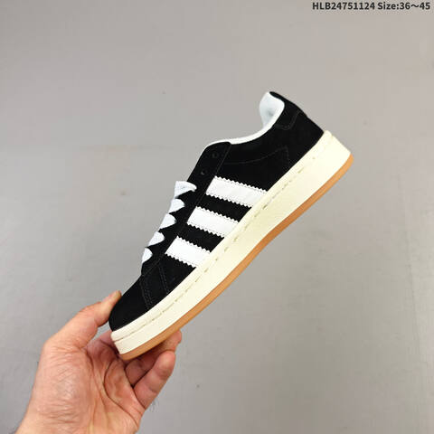 Adidas Campus 00s HQ8708 Black White Off White Gum EU 36-45 Skate Shoe - Unisex (BS-65492)