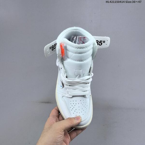 Nike Air Jordan 1 Retro High OG x Off-White white / grey / sail 36~47 basketball