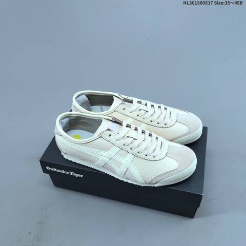 Onitsuka Tiger Mexico 66 Cream Beige Grey EU 35-45 Sneaker Casual Sneakers - Unisex (BS-68832)