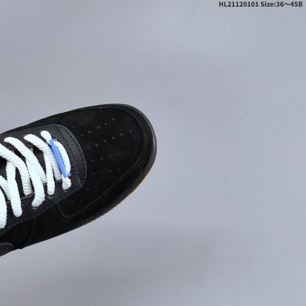 Nike Air Force 1 07 black white gum blue EU 36-45 sneaker