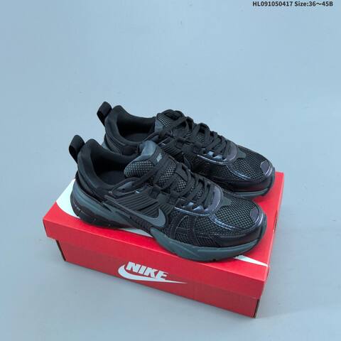 Nike V2K Run White Silver Cream Black EU 36-45 Running Shoe - Unisex (BS-60668)
