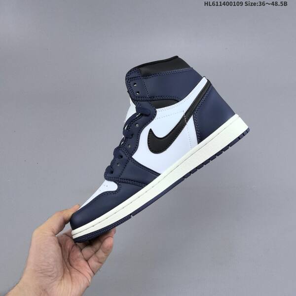 Jordan Air Jordan 1 Retro High midnight navy/white/black 36~48.5 basketball