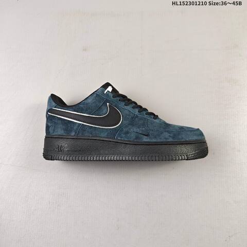 Nike Air Force 1 Low Dark Blue Black White EU 36-45 Sneaker - Unisex (BS-62792)