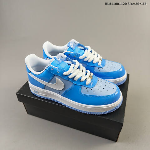 Nike Air Force 1 07 Blue White EU 36-45 Sneaker - Unisex (BS-63411)