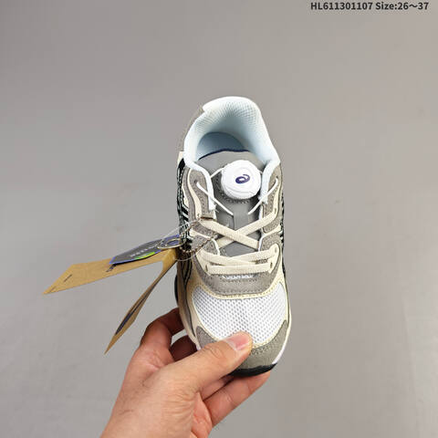 ASICS GEL-NYC Grey Cream White Black 26-37 Sneaker Casual Sneakers - Women's (BS-69317)