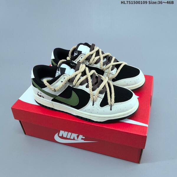 Nike Dunk Low Off White Brown EU 36-46 skate shoe