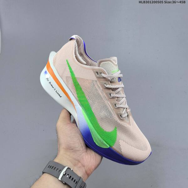 Nike ZoomX Vaporfly NEXT 4 Vaporweave beige green orange blue white EU 36-45 running shoe