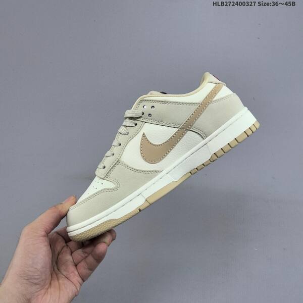 Nike Dunk Low beige white red khaki EU 36-45 skate shoe