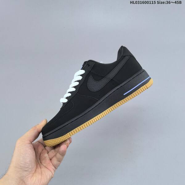 Nike Air Force 1 07 LV8 HF2014-10 black white light blue gum EU 36-45 sneaker
