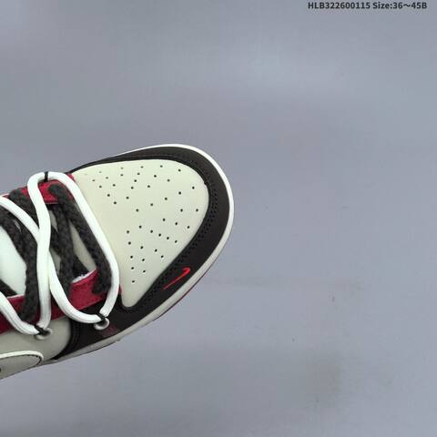 Nike Dunk SB Low Light Beige Black Red White EU 36-45 Skate Shoe - Unisex (BS-61960)