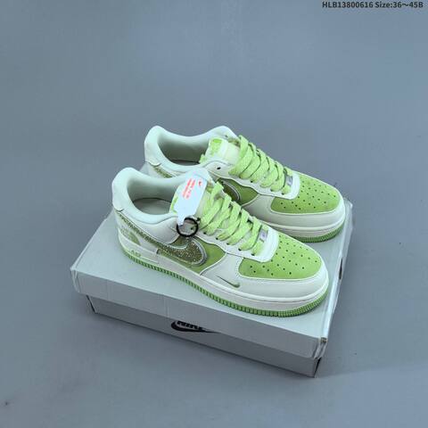 Nike Air Force 1 07 Low Off White Light Blue Light Green EU 36-45 Sneaker - Unisex (BS-59917)