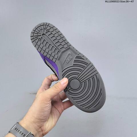 Nike SB Dunk Low Pro Supreme 94 Purple Grey Black EU 36-47 Skate Shoe - Unisex (BS-60178)
