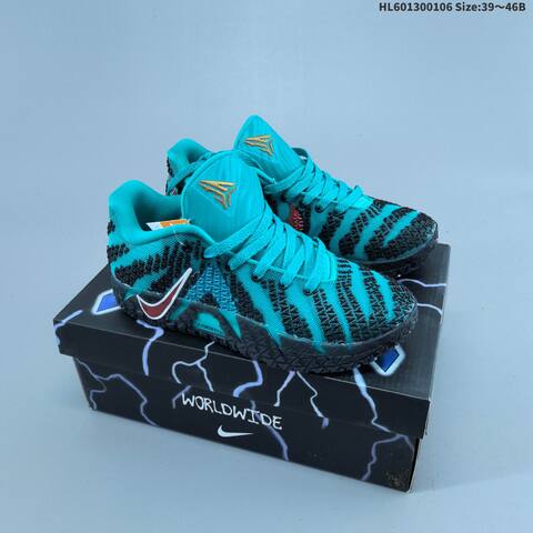 Nike Ja 3 Hustle Flow Teal Black Red Gold EU 39-46 Basketball Shoe - Unisex (BS-62201)
