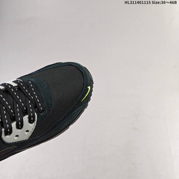 Nike Air Max 90 black white neon green EU 36-46 running shoe