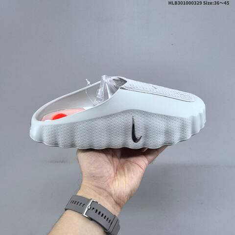 Nike Mind 001 HQ4307 Off White Bright Pink Silver Grey EU 36-45 Slides - Unisex (BS-61060)