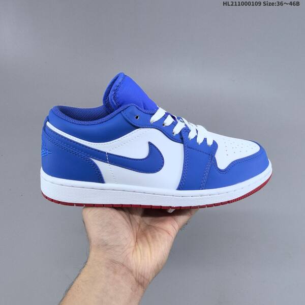 Jordan Air Jordan 1 Low white/royal blue/red EU 36-46 basketball
