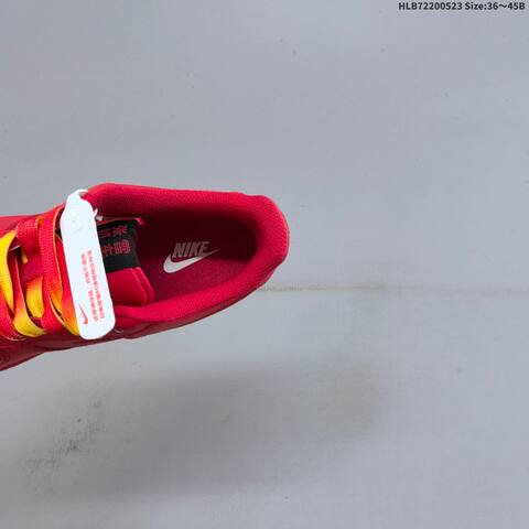 Nike Air Force 1 07 LV8 KM1949-011 Red Black Yellow Silver EU 36-45 Sneaker - Unisex (BS-60195)