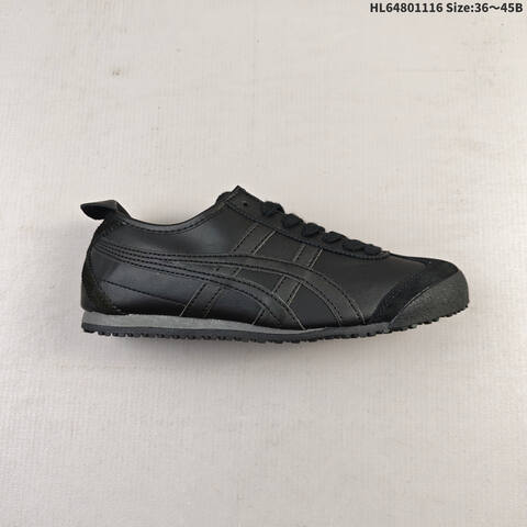 Onitsuka Tiger Mexico 66 Triple Black EU 36-45 Sneaker Casual Sneakers - Unisex (BS-69286)