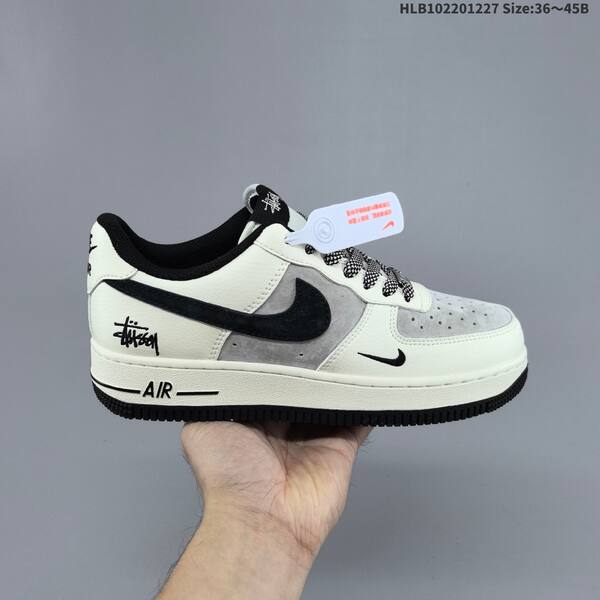 Nike Air Force 1 07 LV8 black white gray EU 36-45 sneaker