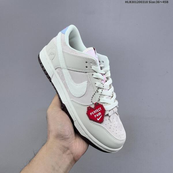 Nike Dunk Low light beige white pink light blue dark brown EU 36-45 skate shoe