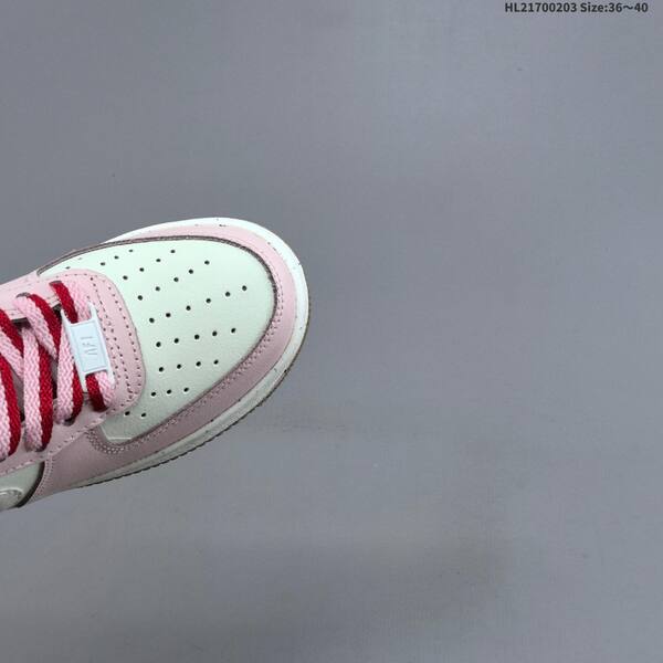 Nike Air Force 1 07 pink white red brown EU 36-40 sneaker