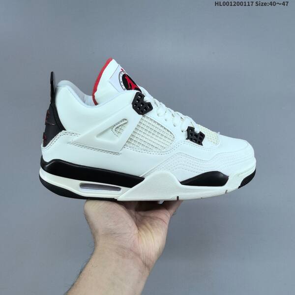 Jordan Air Jordan 4 Retro White/Black/Red EU 40-47 basketball