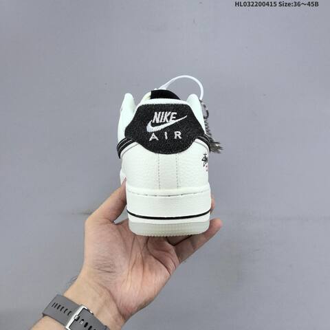Nike Air Force 1 07 LV8 DN9688-105 Off White Black Red EU 36-45 Sneaker - Unisex (BS-60723)