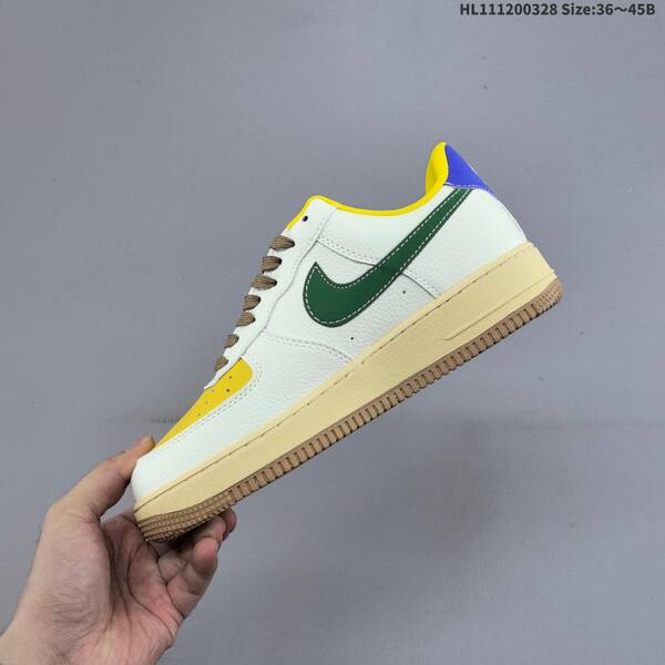 Nike Air Force 1 07 off white yellow green red blue EU 36 45 sneaker EU 36-45