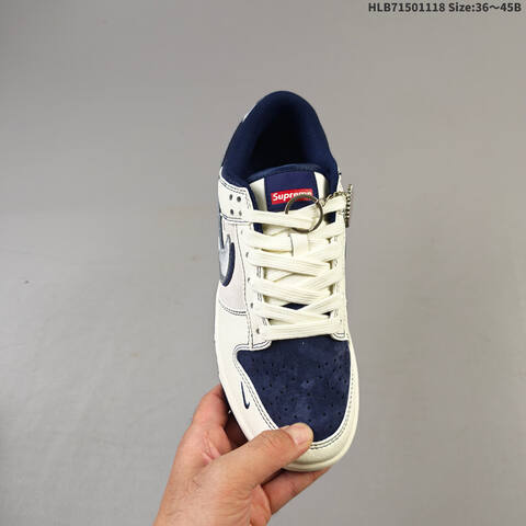 Nike Dunk SB Low Sail Navy White Grey EU 36-45 Skate Shoe - Unisex (BS-63526)