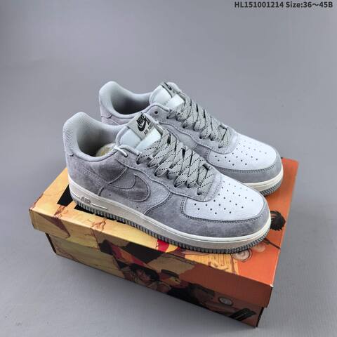Nike Air Force 1 Low 07 AKIRA Olive Green Light Grey Black White EU 36-45 Sneaker - Unisex (BS-62688)