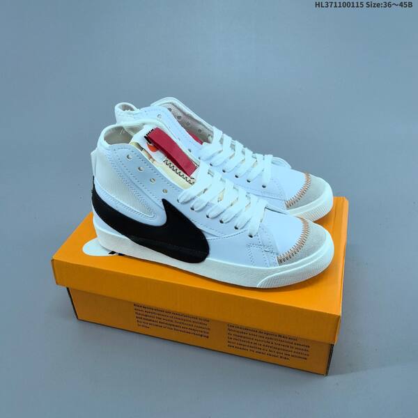 Nike Blazer Mid 77 Jumbo white black yellow EU 36-45 skate shoe