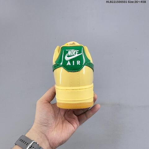 Nike Air Force 1 07 LV8 IO4489-700 Yellow Green Gum EU 36-45 Sneaker - Unisex (BS-60546)