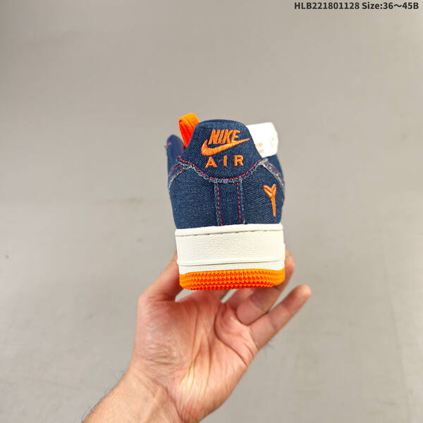 Nike Air Force 1 07 CW2288-111 blue orange white EU 36-45 sneaker