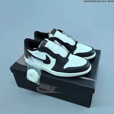45 5 Travis Scott x Fragment x Air Jordan 1 Low AIR JORDAN 1 Aj1 Lifestyle - Men's (BS-66621)