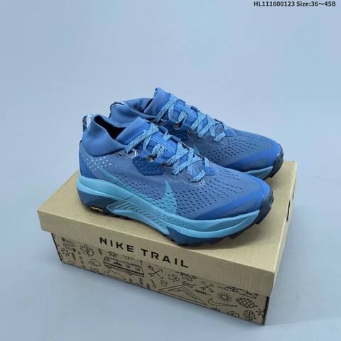 Nike ReactX Pegasus Trail 6 Blue Light Blue Dark Blue EU 36-45 Trail Shoe - Unisex (BS-61803)