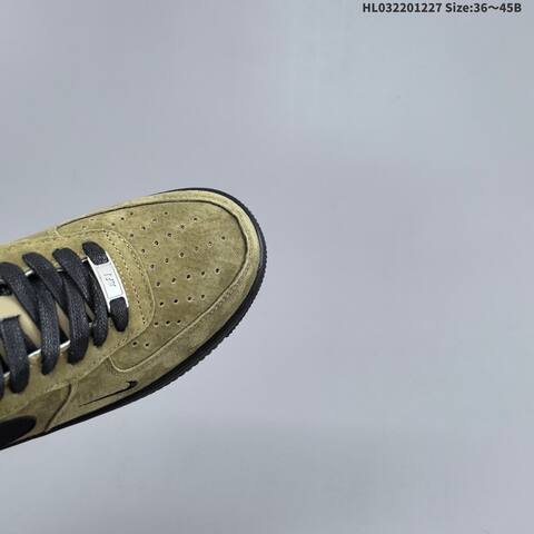 Nike Air Force 1 07 LV8 DV5477-201 Olive Green Black EU 36-45 Sneaker - Unisex (BS-62381)