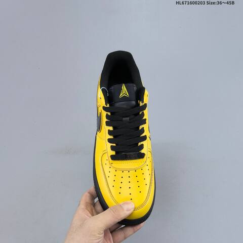 Nike Air Force 1 07 Low Yellow Black EU 36-45 Sneaker - Unisex (BS-61553)