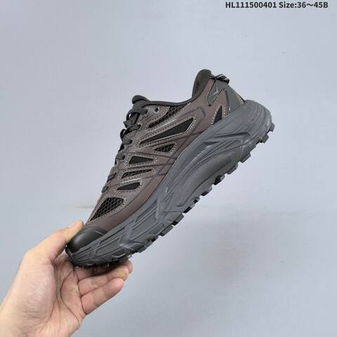 HOKA ONE ONE Mafate Speed 2 Low TPU Dark Brown Black EU 36-45 Trail Shoe Trail Running Sneakers - Unisex (BS-69365)