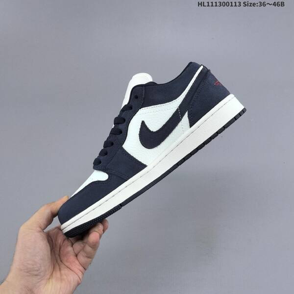 Nike Air Jordan 1 Low OG white/black/pink 36~46B lifestyle