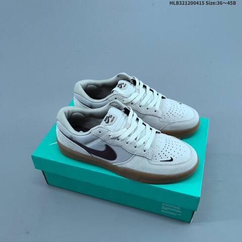 Nike SB Force 58 Light Grey Dark Brown Gum EU 36-45 Skate Shoe - Unisex (BS-60728)